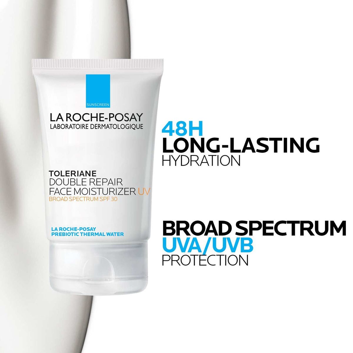 Toleriane Hydrating Gentle Cleanser & Double Repair Face Moisturizer SPF 30 Set